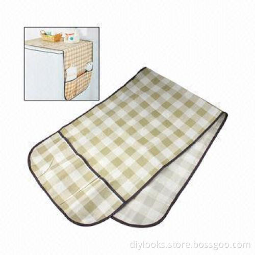 Grid Style Multi-purpose Refrigerator Dust Cover Storage Bag, Measures 142 x 46cm